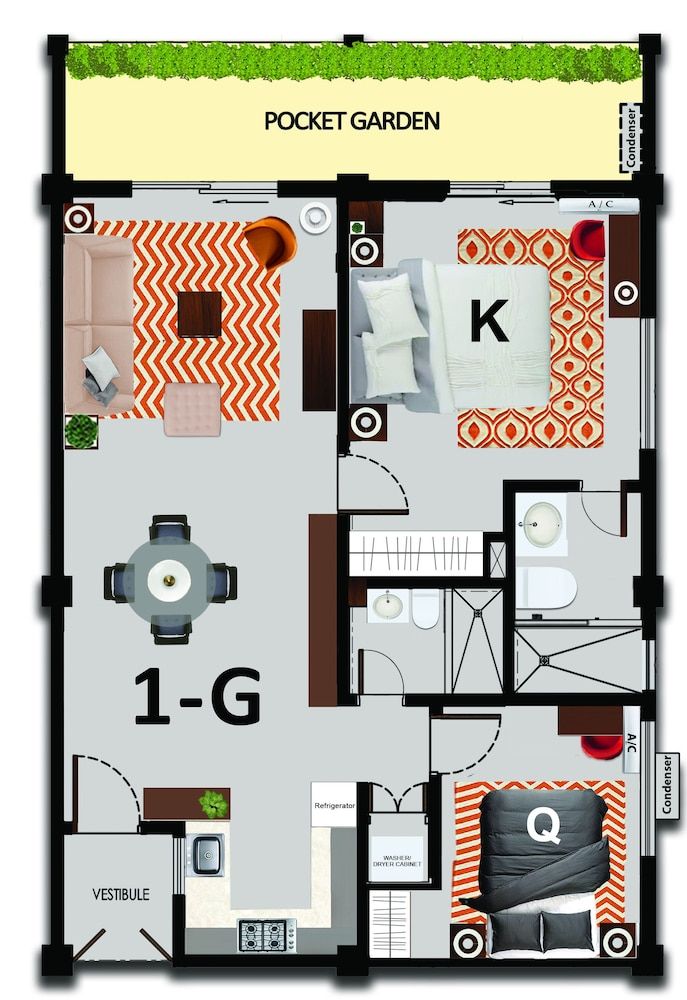 Room layout blue print