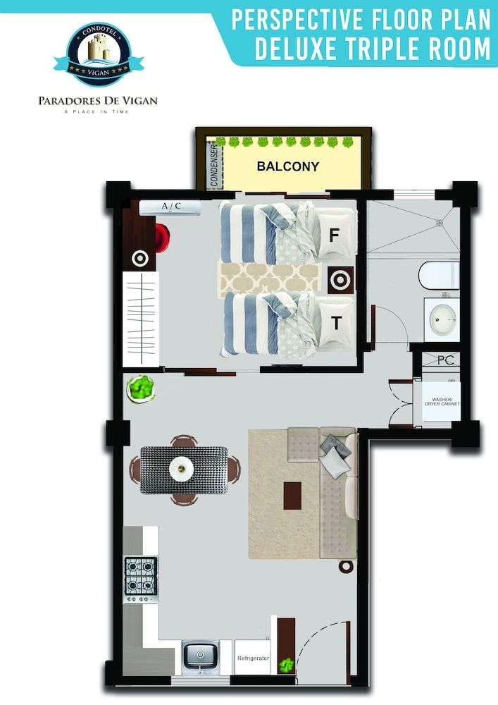 Paradores de Vigan Deluxe Room, 1 Bedroom, Courtyard View