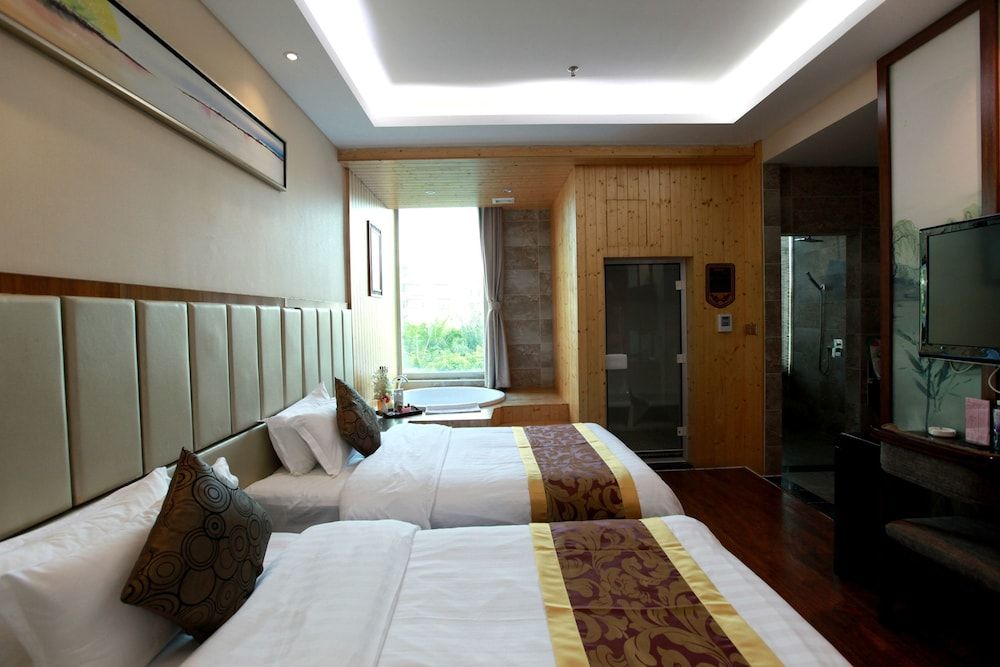 Jun Chen Health Hotel Sauna Twin Room