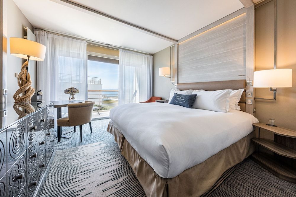 Superior Room, A Double Bed or two Single beds with balcony view of the promenade