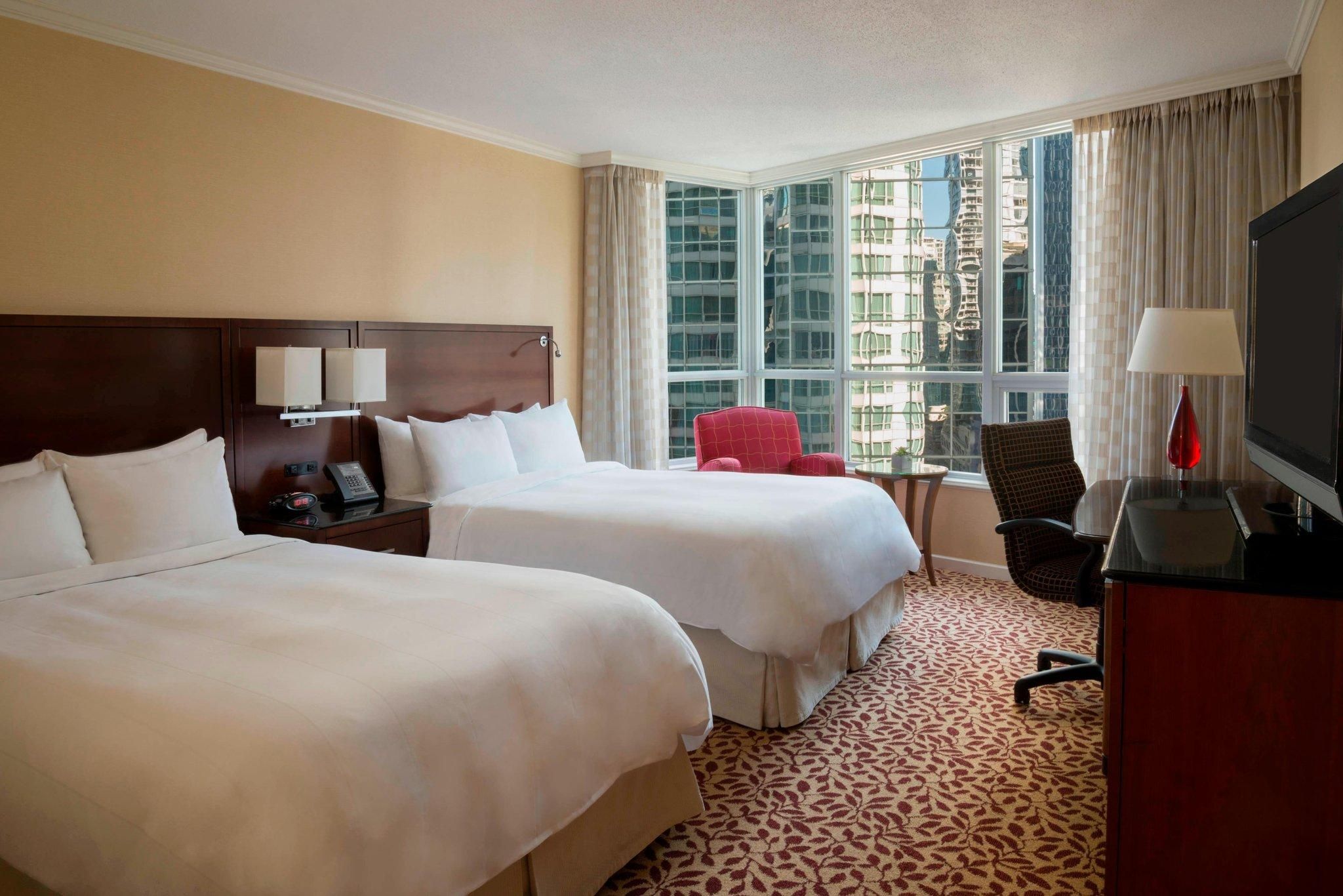 Vancouver Marriott Pinnacle Downtown Hotel Guest room, 2 Double