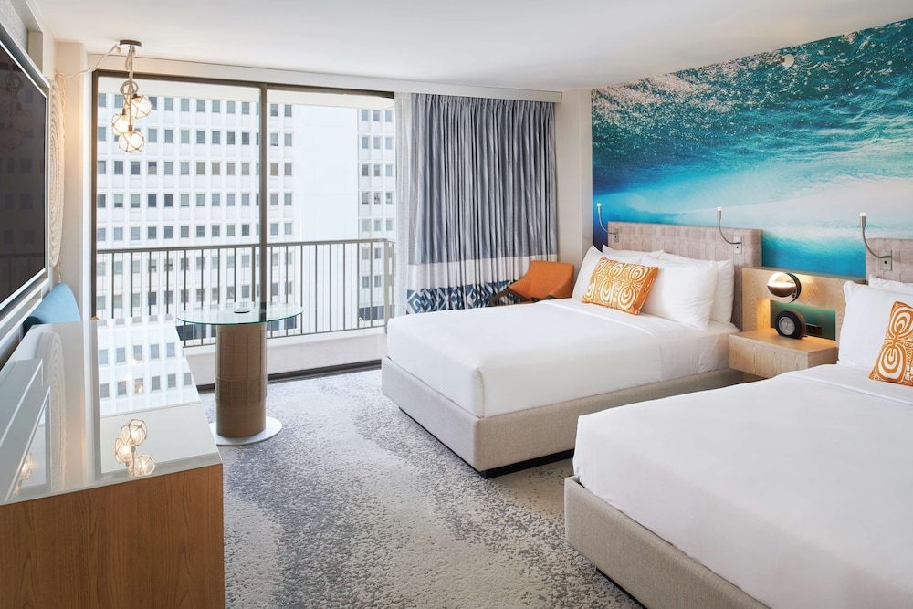 OUTRIGGER Waikiki Beachcomber Hotel Room, 2 Double Beds, Mobility Accessible, View (Waikiki View)