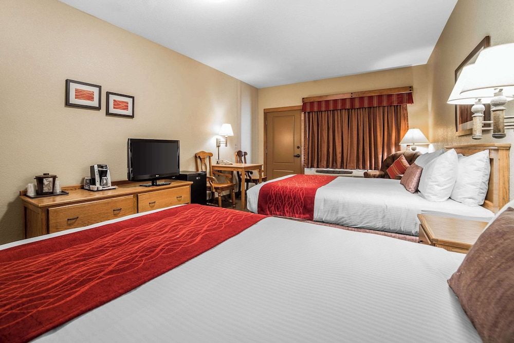 Standard Room, 2 Queen Beds, Non Smoking, Refrigerator & Microwave