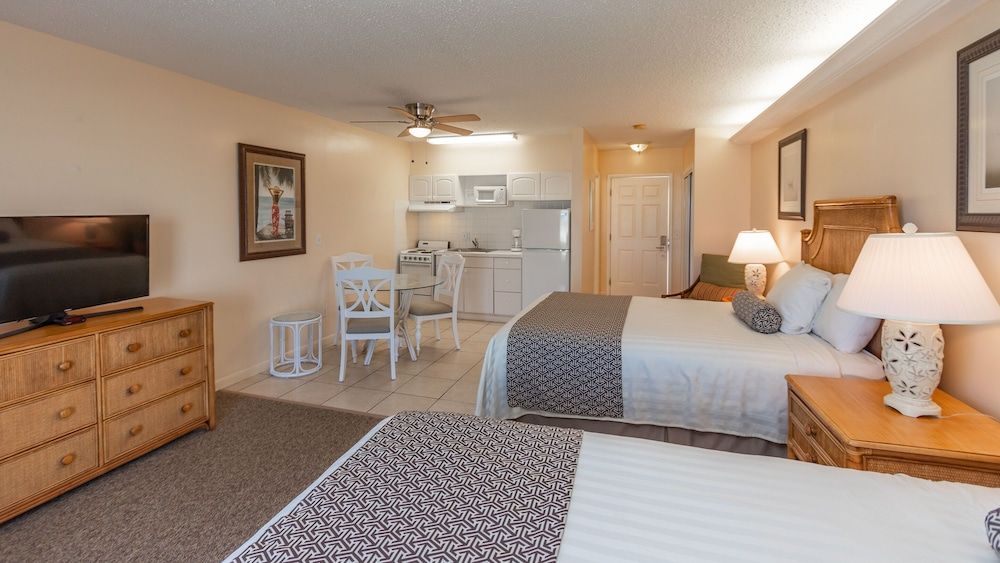 Room, 2 Queen Beds, Non Smoking, Beach View