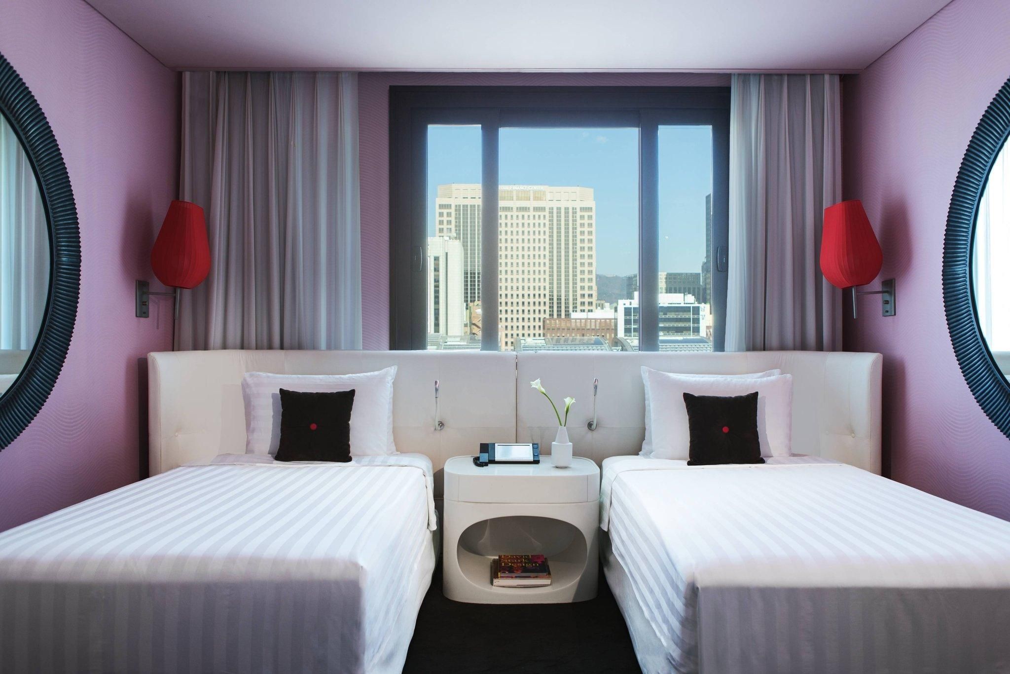 THE PLAZA Seoul, Autograph Collection Deluxe Guest room, 2 Twin, City view 2