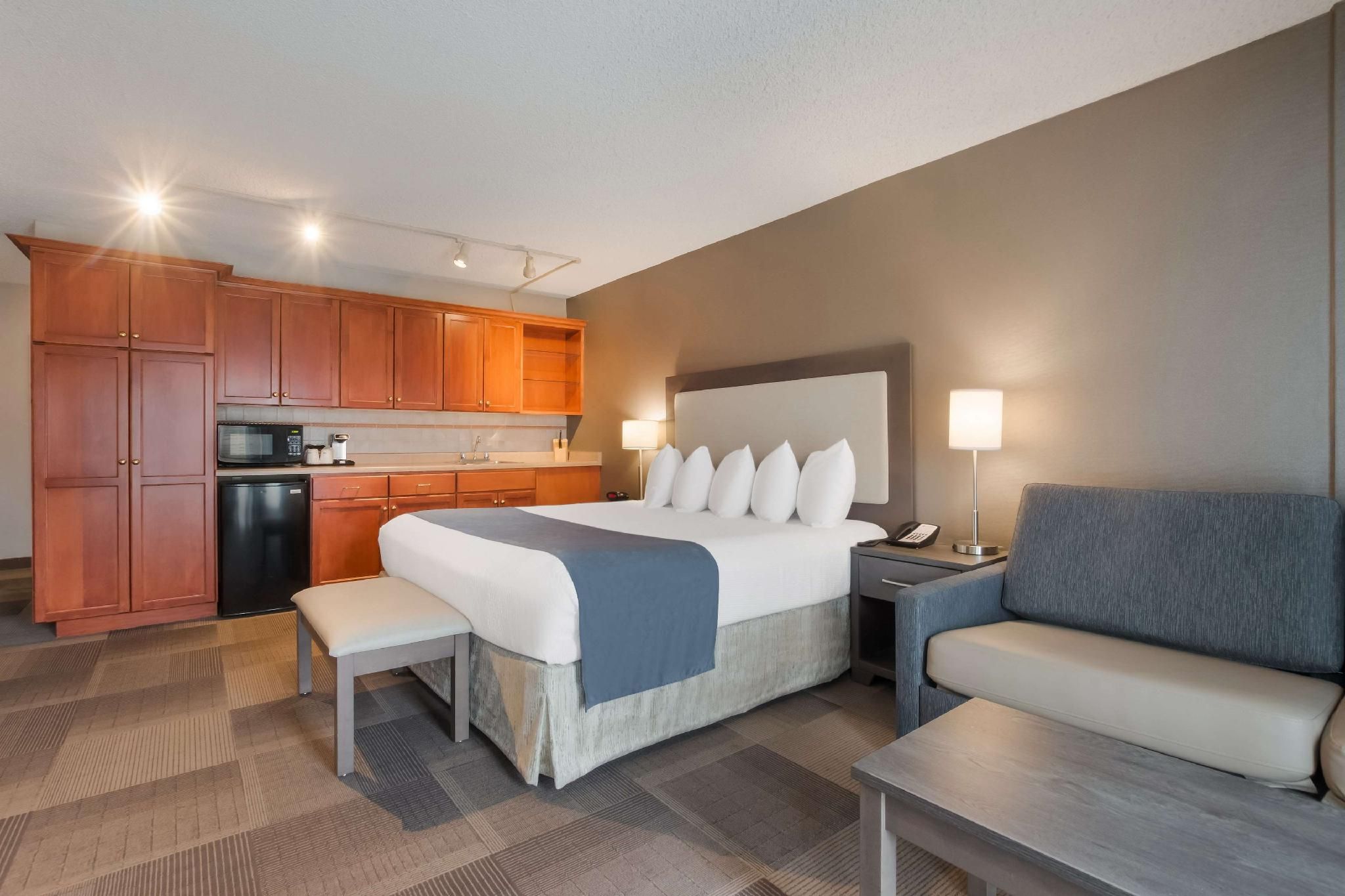 1 King Bed, Non-Smoking, Sofabed, Kitchenette, Microwave And Refrigerator, Wi-Fi, Full Breakfast