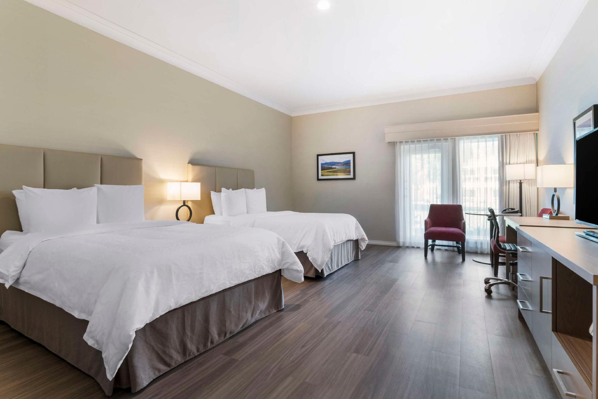2 Queen Beds, Non-Smoking, Pet Friendly Room, Patio, Refrigerator, Full Breakfast