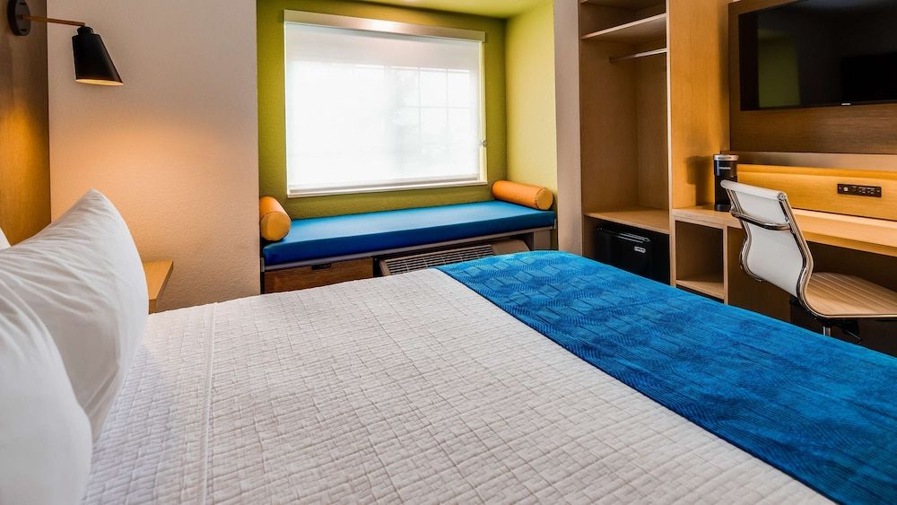 Standard Room, 1 King Bed, Accessible, Refrigerator (Walk-in Shower)