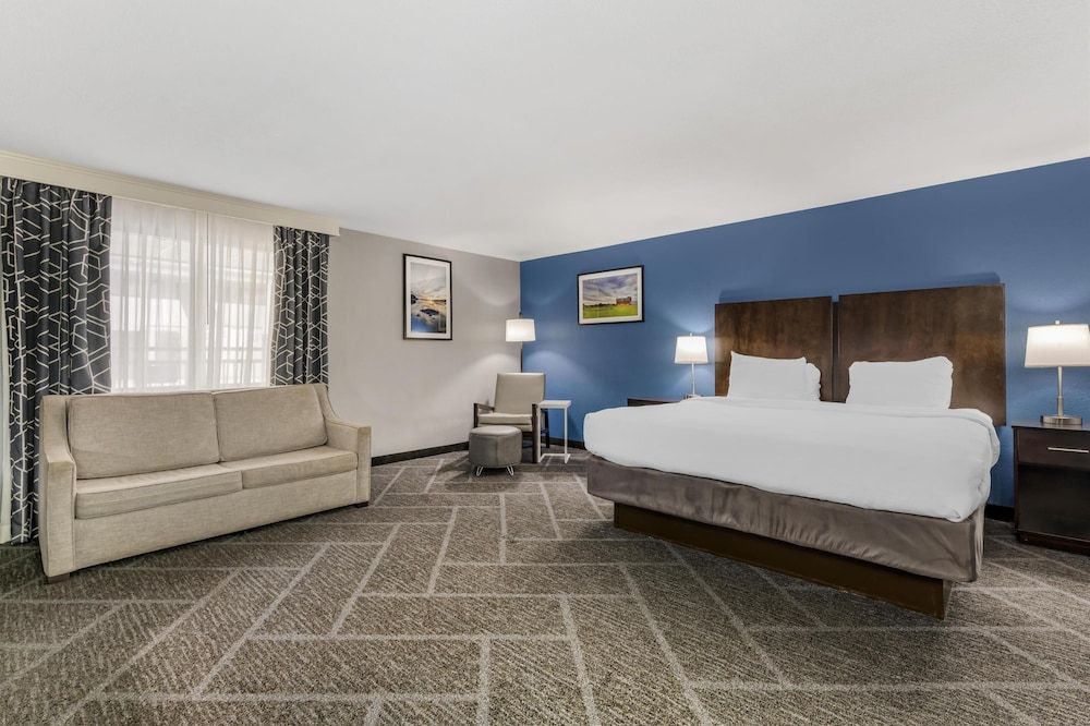 Executive Room, 1 King Bed, Jetted Tub, Pool View (with Single Sofabed)