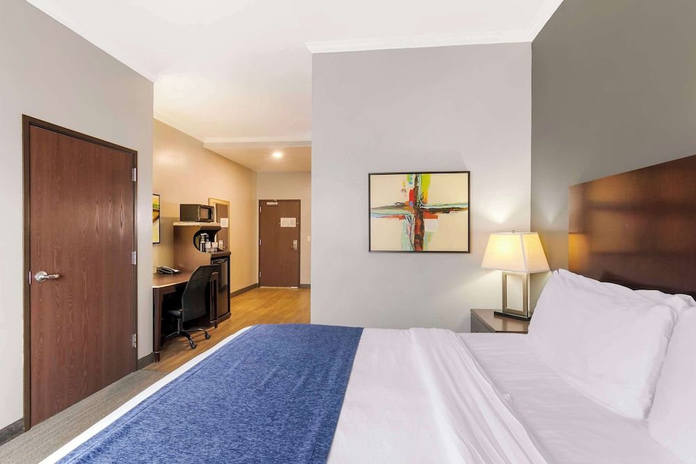 Standard Room, 1 King Bed, Accessible, Refrigerator & Microwave (Living Room)
