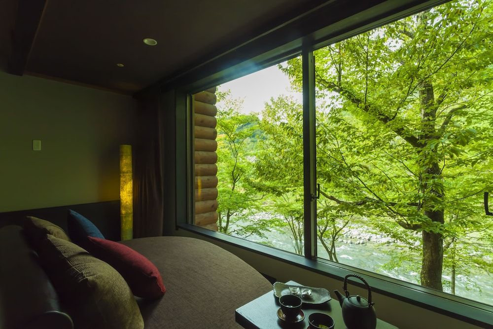Mountain stream side Japanese-style room