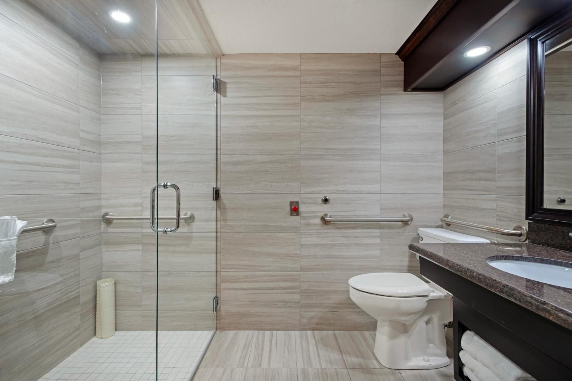 Queen Room with Two Queen Beds and Walk-In Shower - Disability Access/Non-Smoking