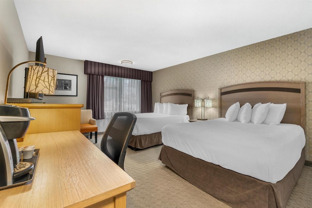 Standard Room, 2 Queen Beds, Non Smoking, Refrigerator & Microwave