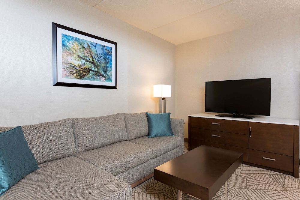 Suite, 1 Queen Bed, Accessible, Non Smoking (Mobility & Hearing, Roll-in Shower)