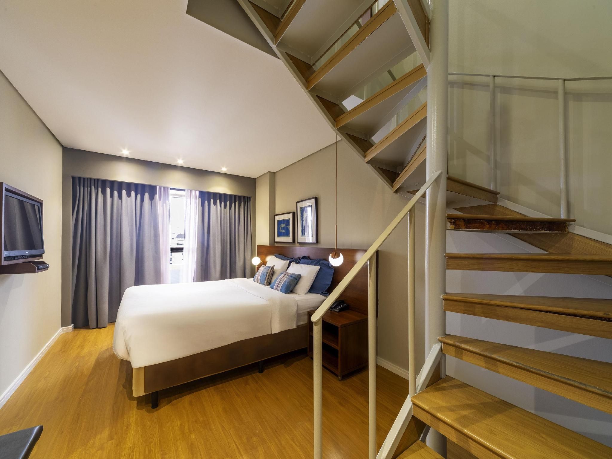 Duplex room with 1 double size bed and 1 sofa bed