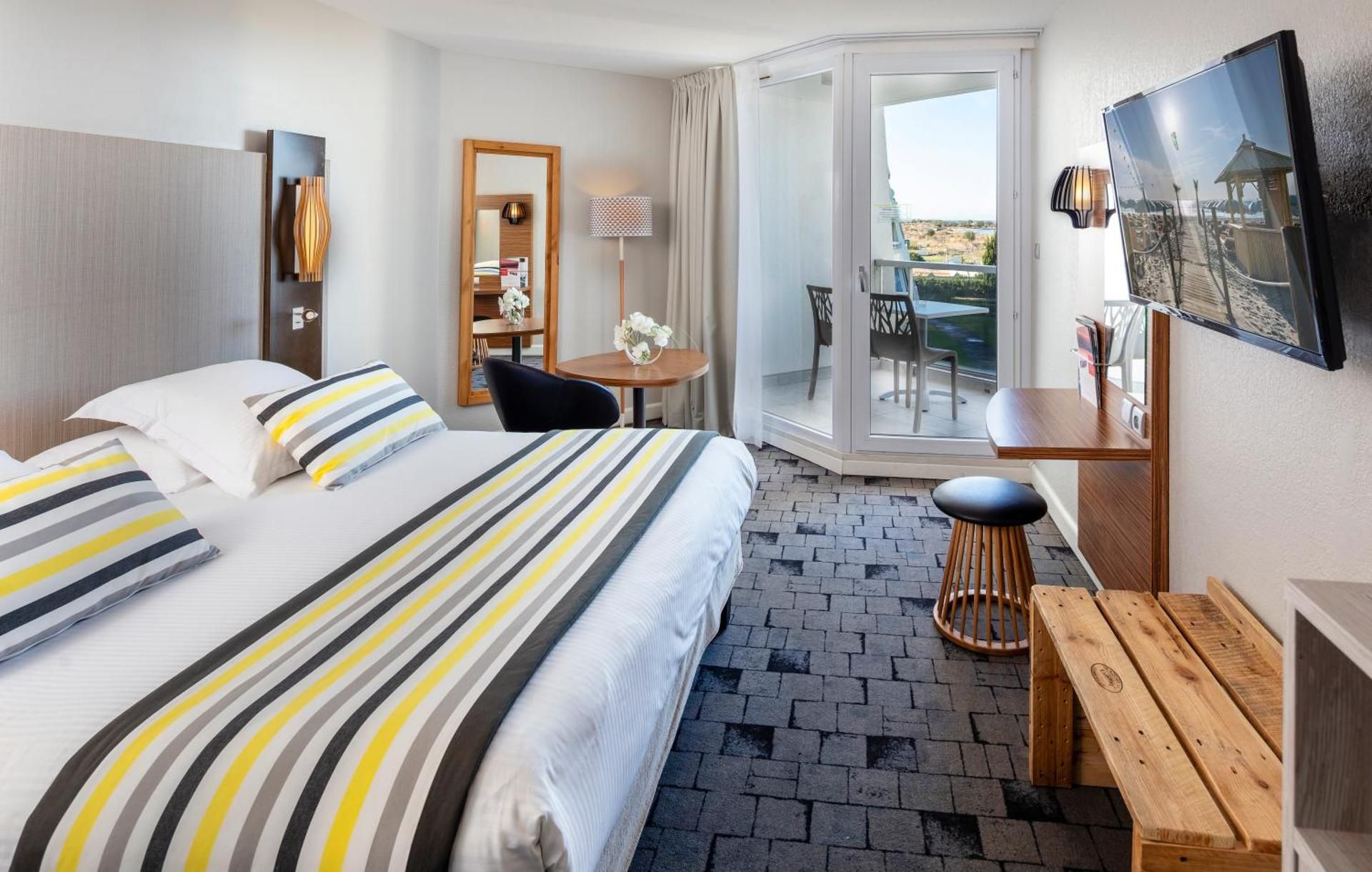 Double Room with Side Sea View