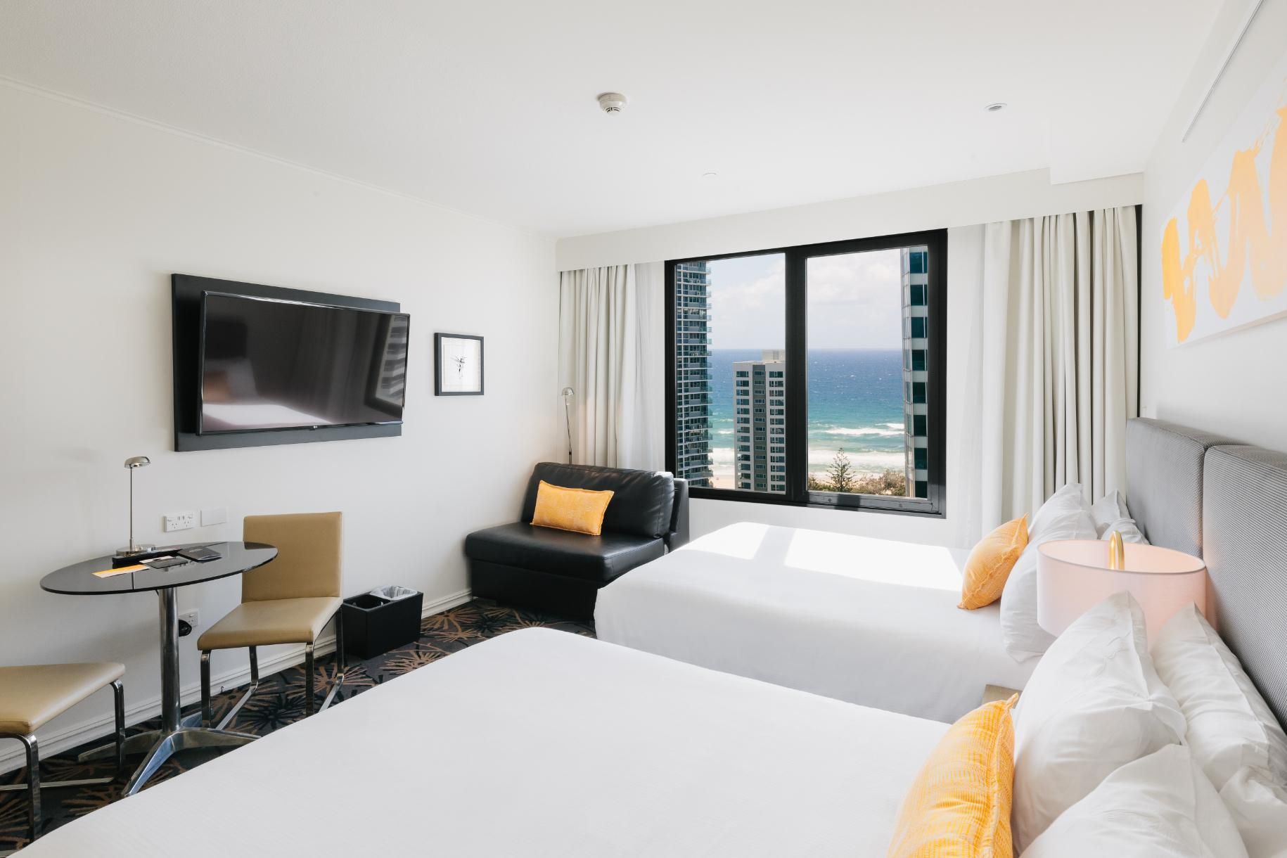 2 Double Beds Standard Ocean View