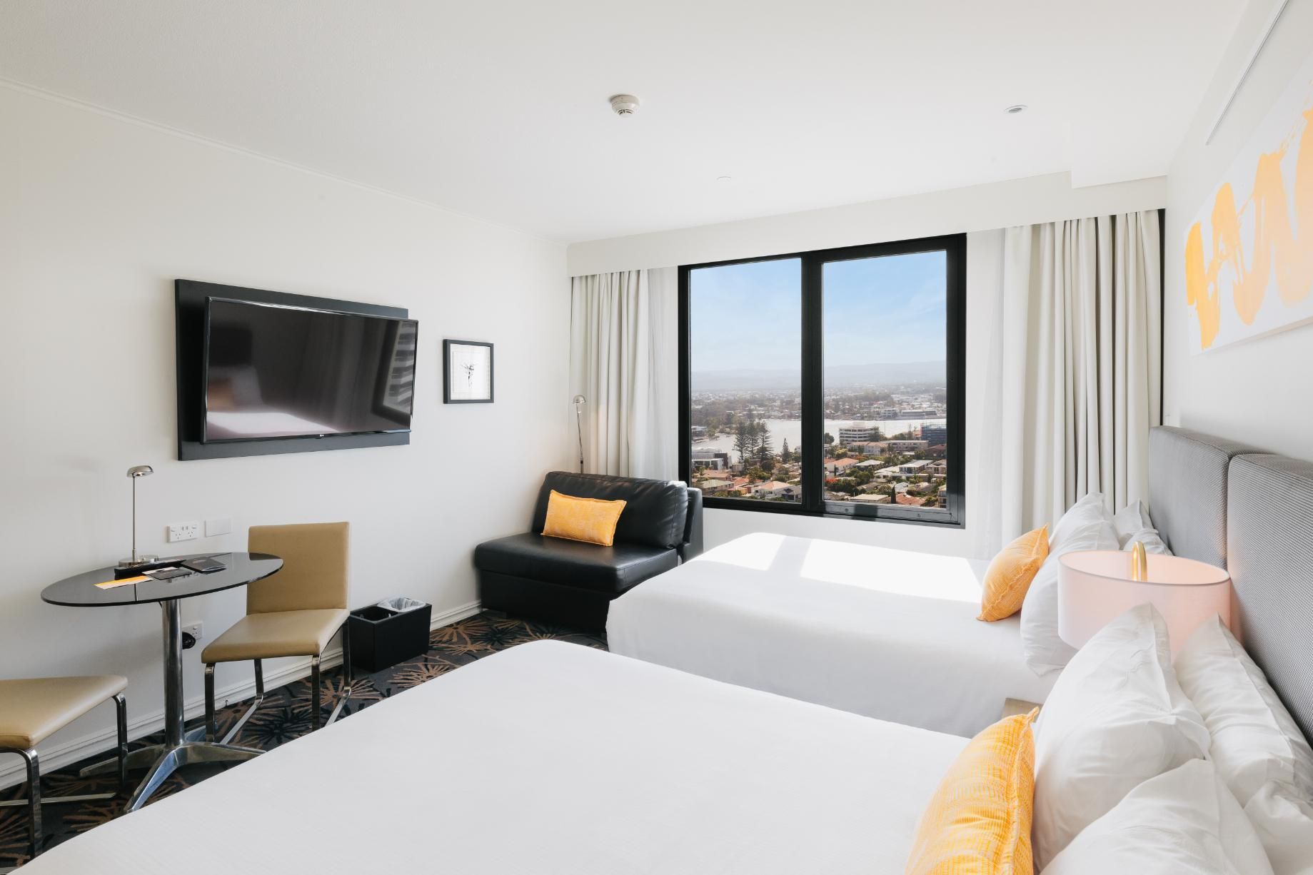 2 Double Beds Standard City View