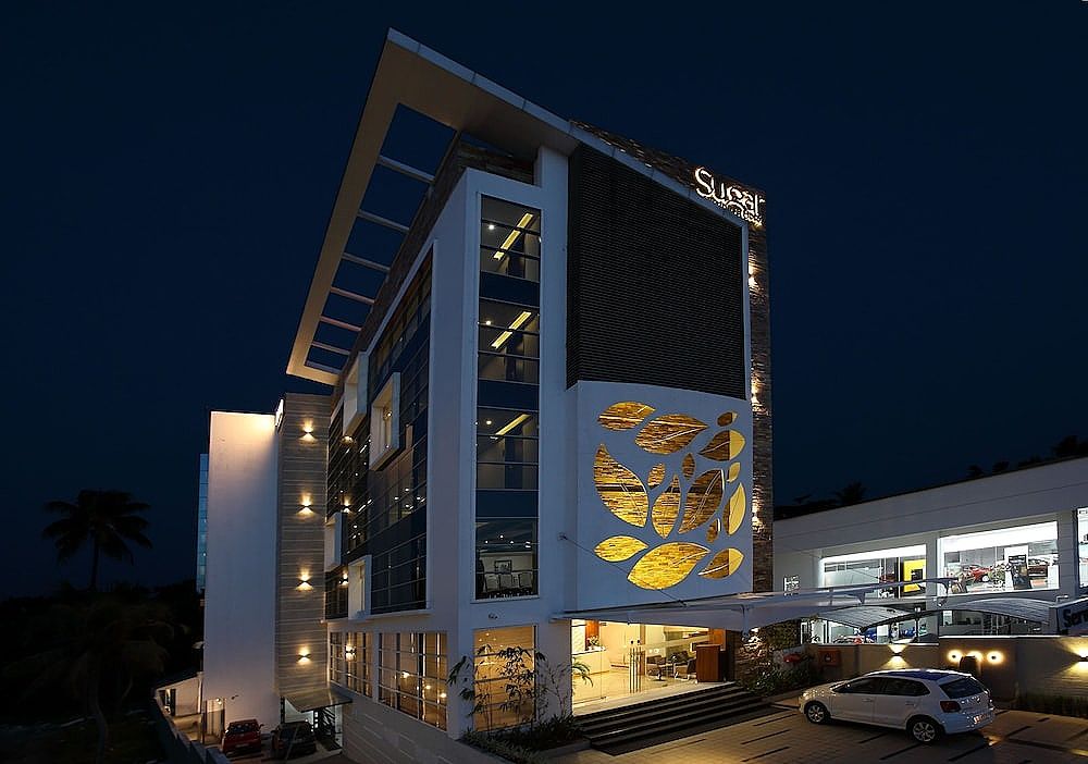 Front of property - evening/night