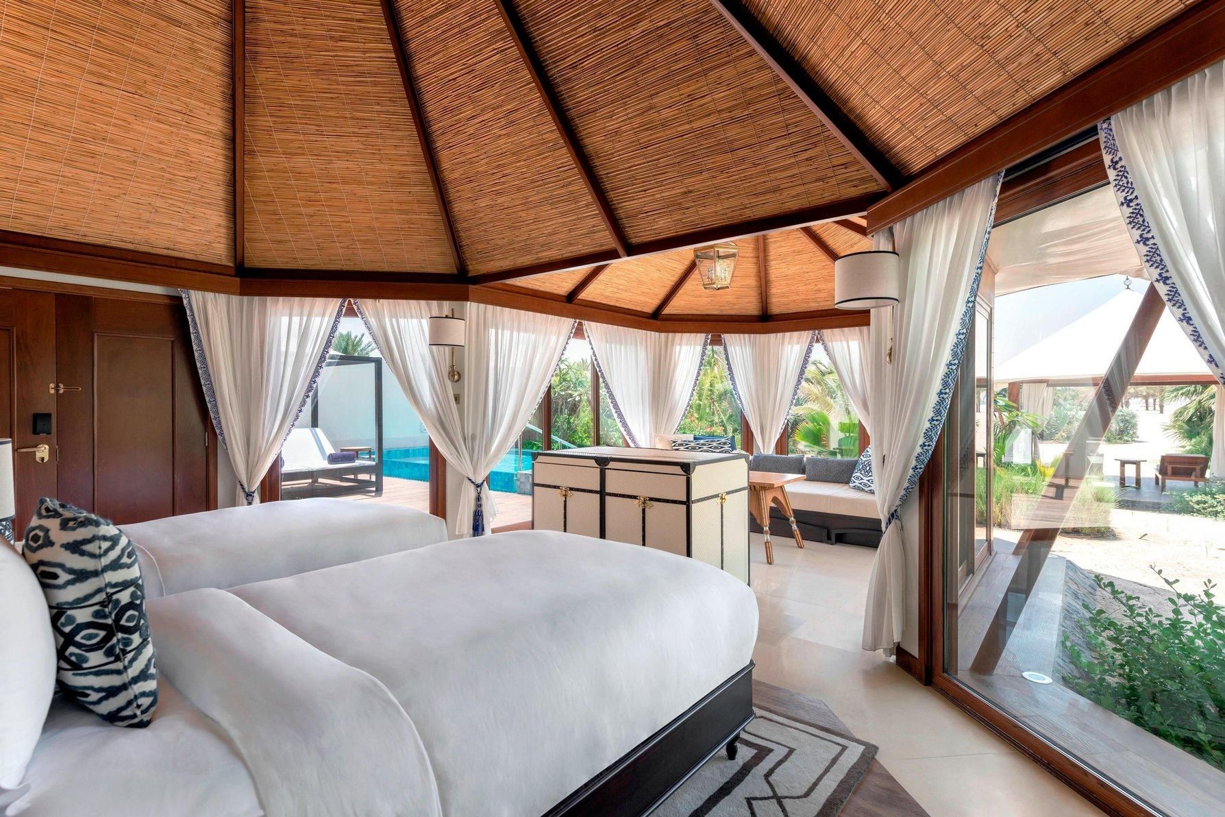 Al Bahar Tented Villa, 1 Bedroom Villa, 2 Twin, Sofa bed, Beach front access, Plunge pool