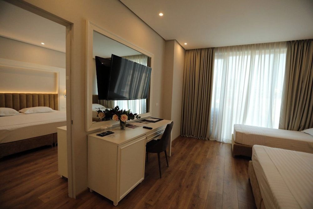 Premium Beach Hotel Family Room (Land View) 2