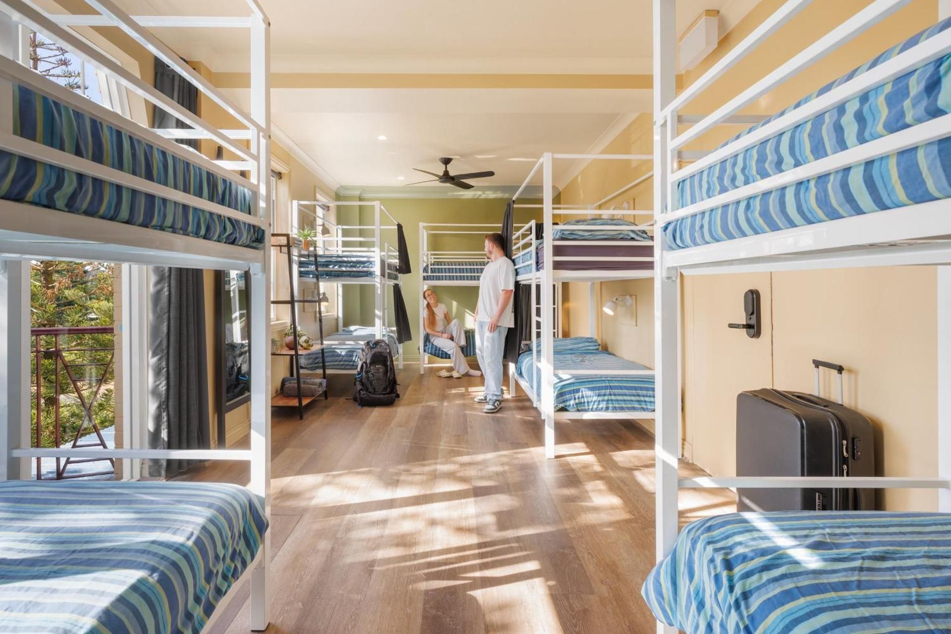 Bed in 10-Bed Mixed Dormitory with Balcony