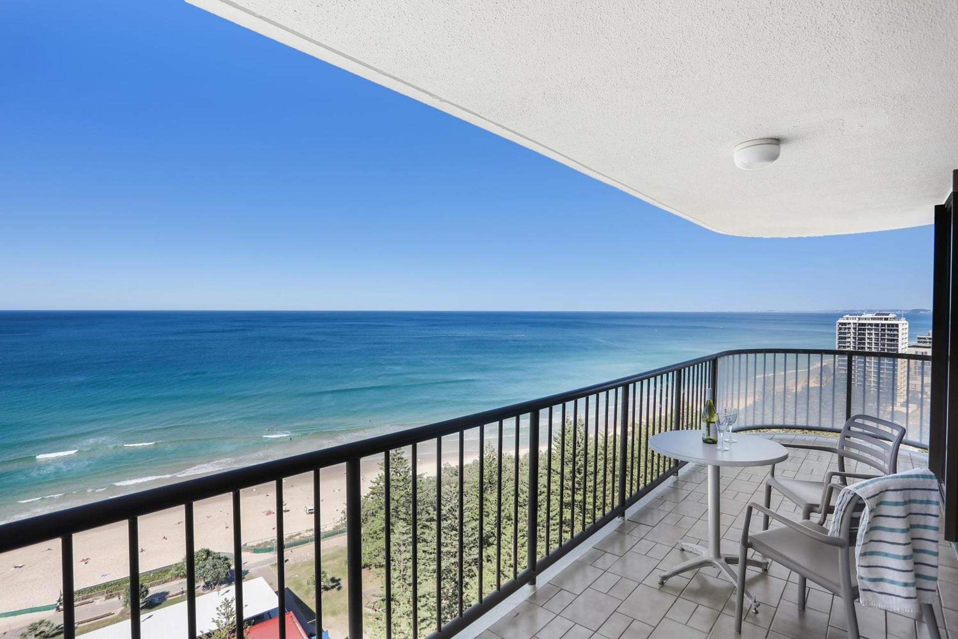 Two-bedroom ocean view apartment