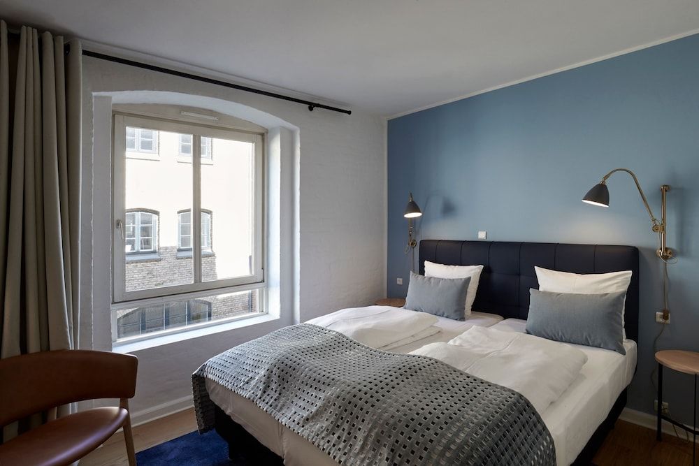 Copenhagen Strand Hotel Standard double room with a double bed