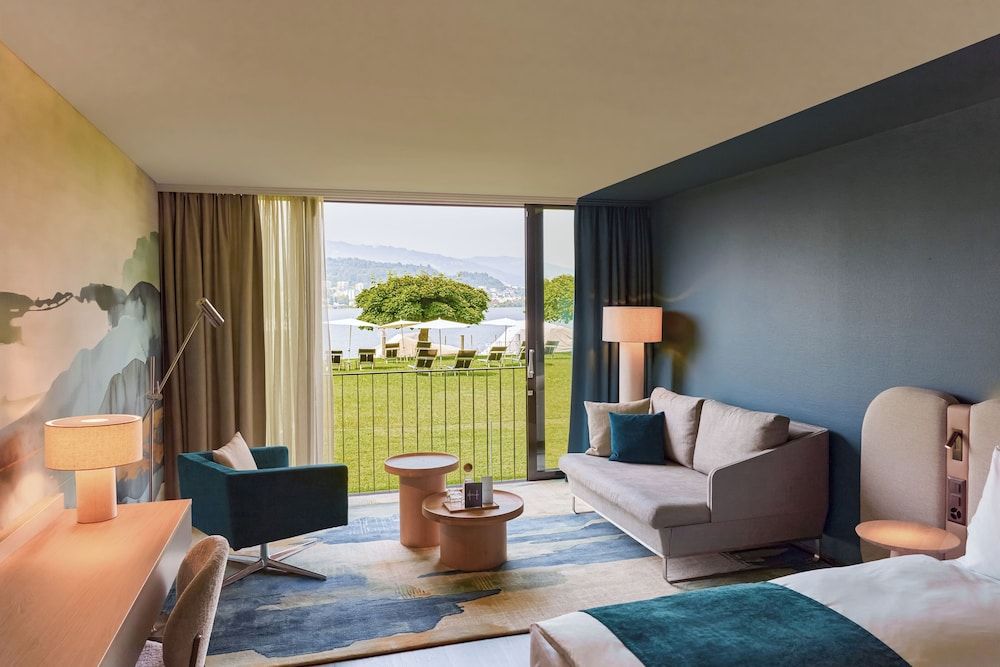 HERMITAGE Lake Lucerne - Beach Club & Lifestyle Hotel Superior Room, Garden View 5