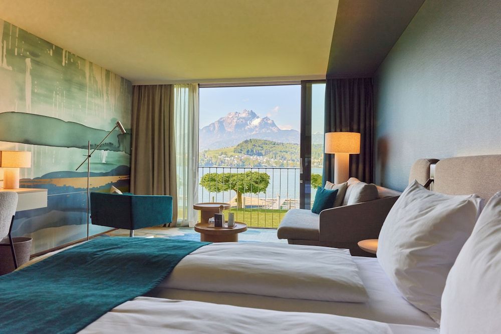 HERMITAGE Lake Lucerne - Beach Club & Lifestyle Hotel Superior Room, Garden View 3