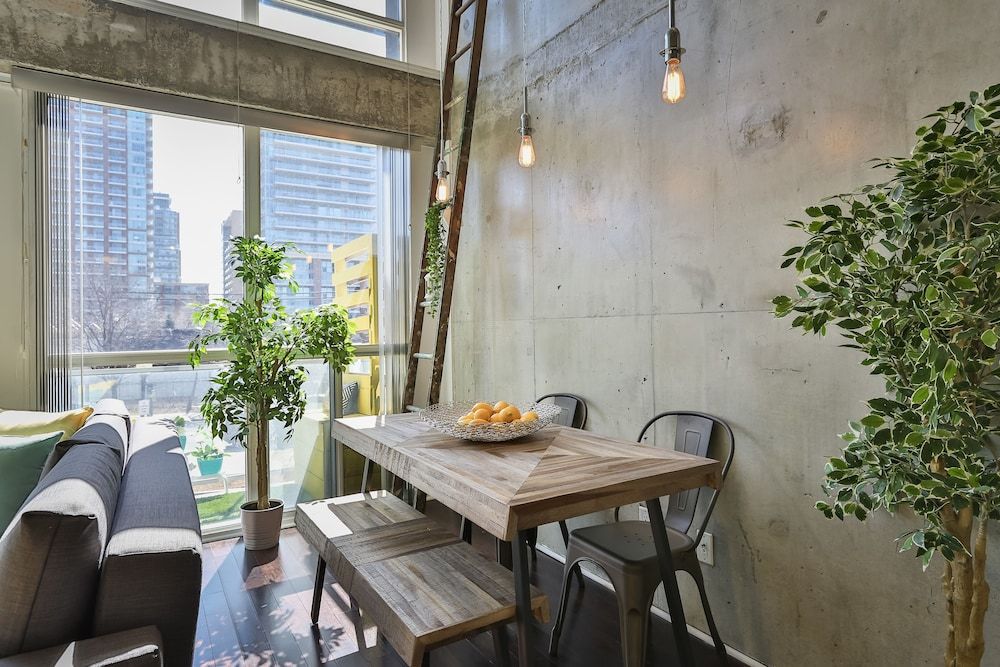 QuickStay - Sunlit Luxury Loft on King West Luxury Loft, 1 Bedroom, Balcony 10