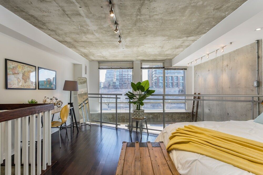 QuickStay - Sunlit Luxury Loft on King West Luxury Loft, 1 Bedroom, Balcony 3