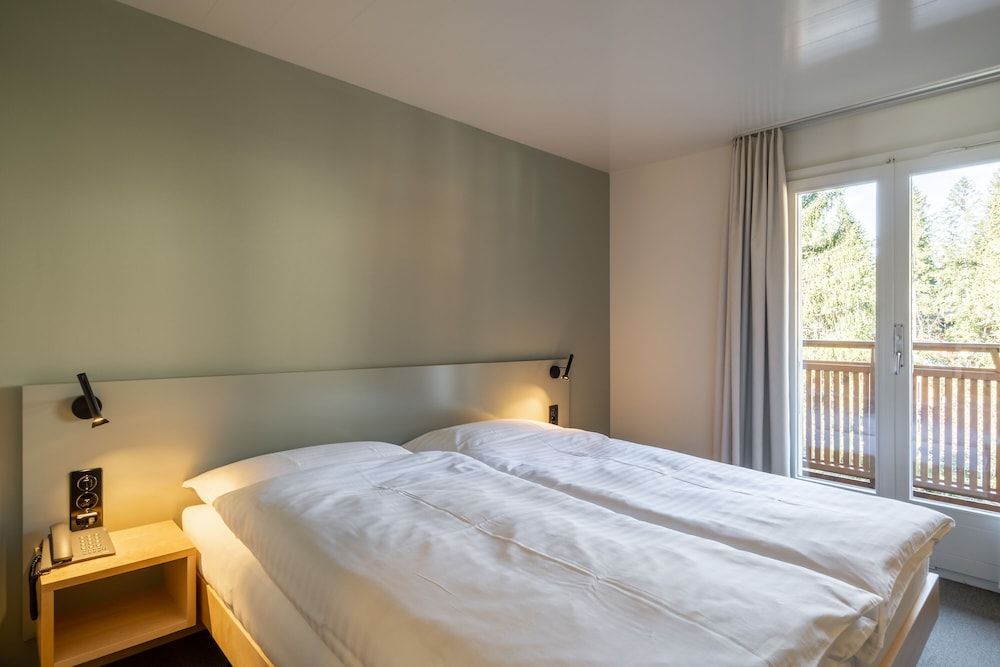 Hotel Alpenruhe - Vintage Design Hotel Basic Double Room, Balcony (length of bed 180 cm, forest view)