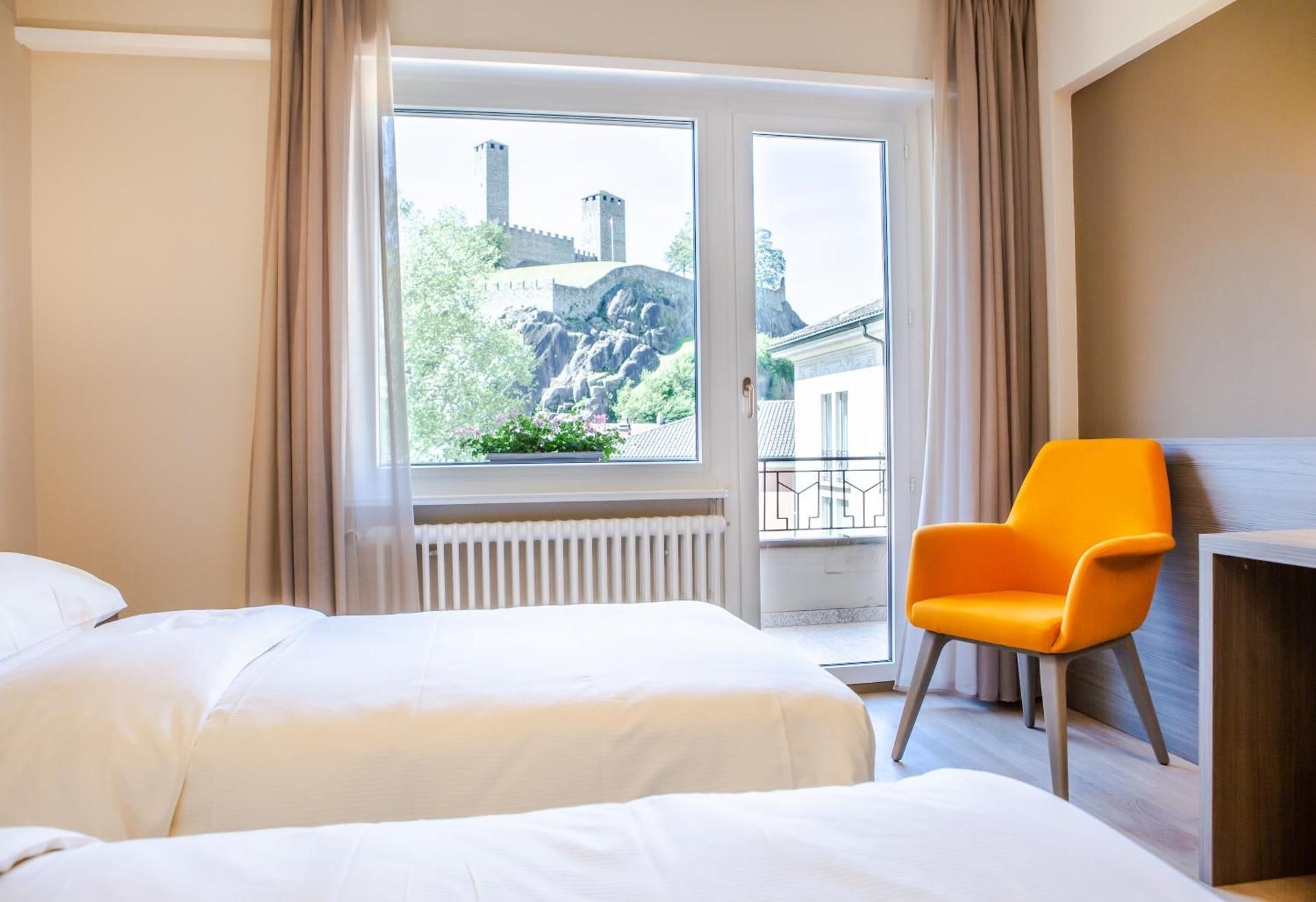 Comfort Double or Twin Room with Balcony and Castle View