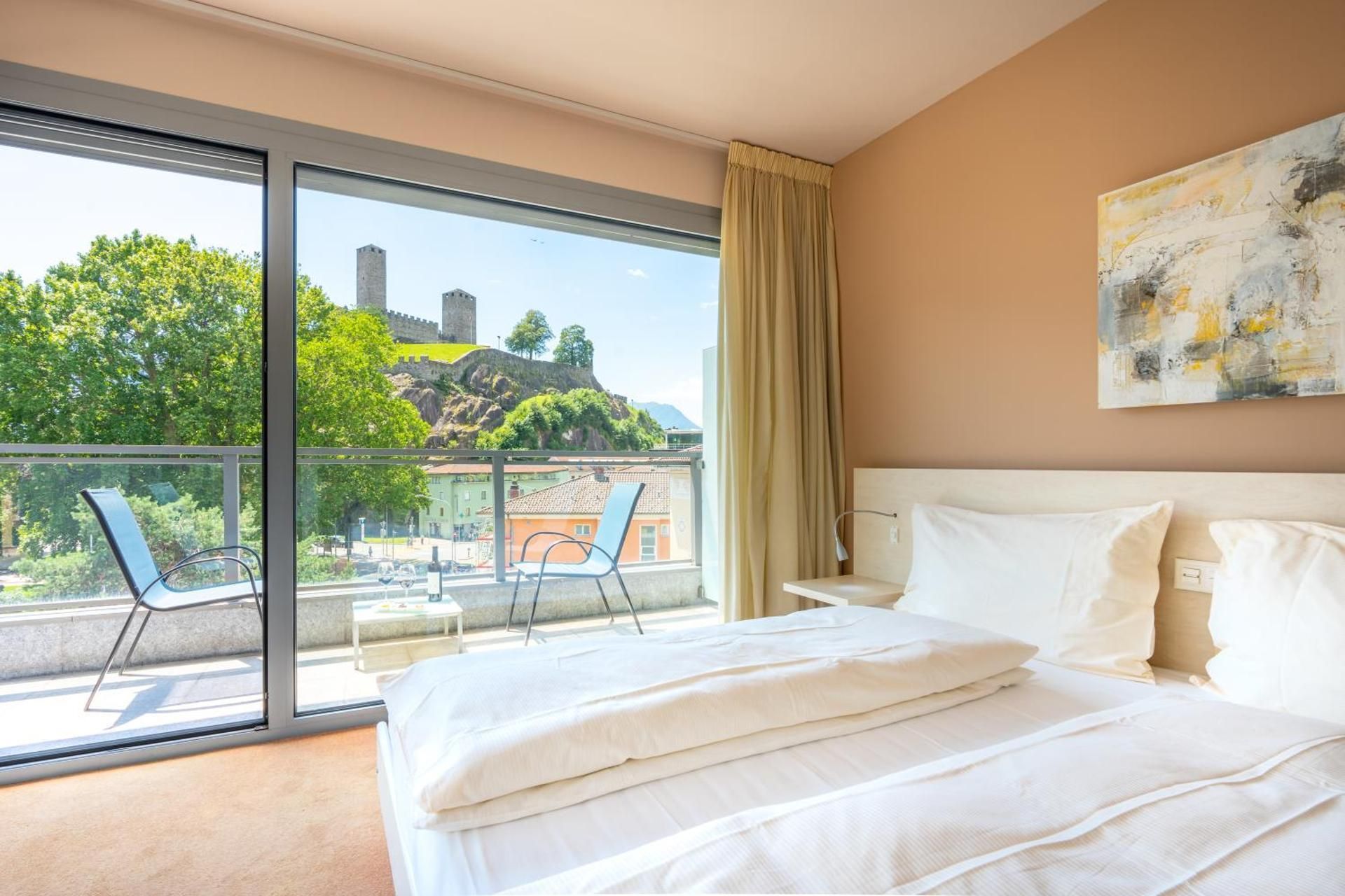 Superior Double or Twin Room with Balcony and Castle View