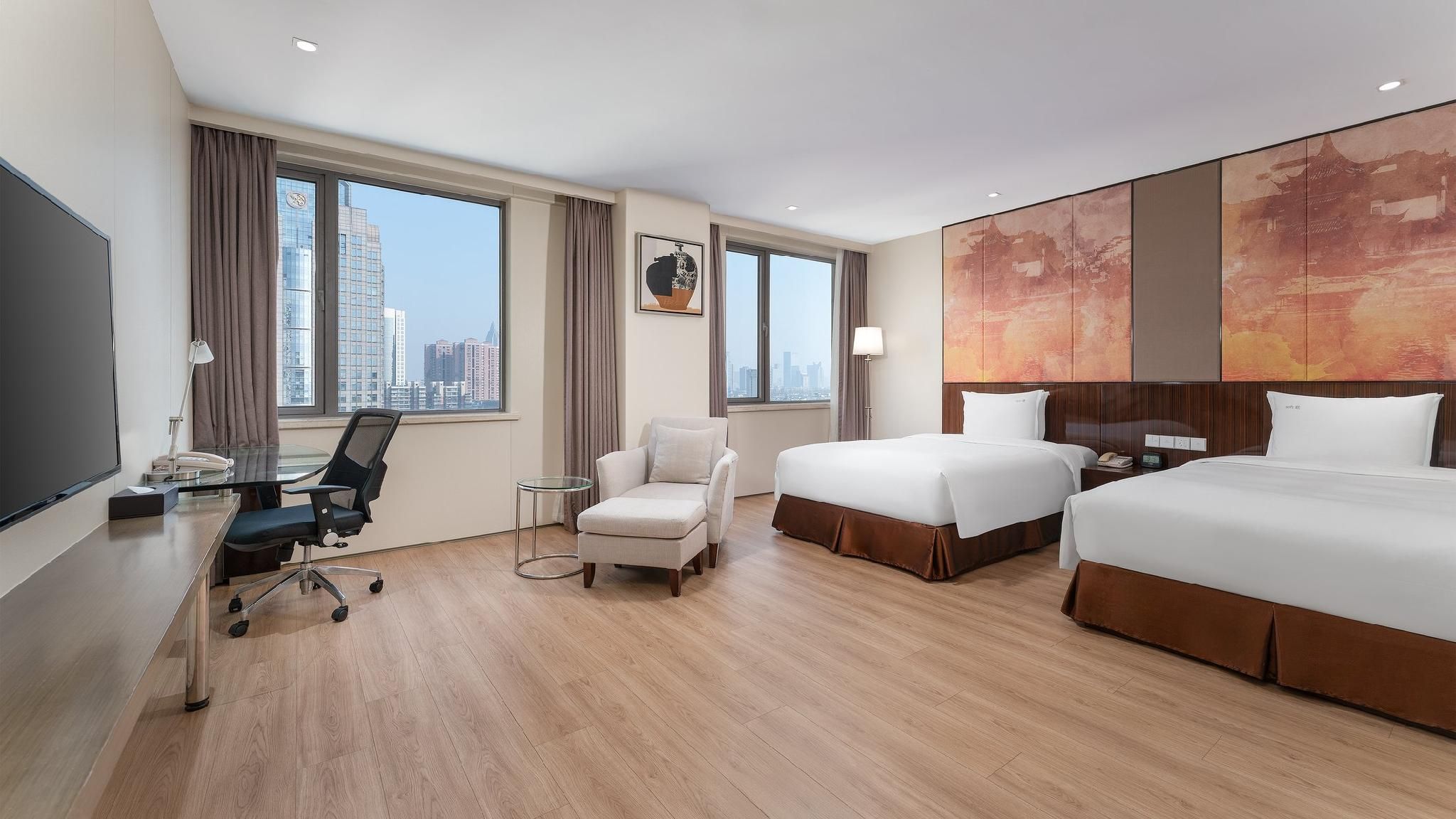 2 Twin Beds Standard