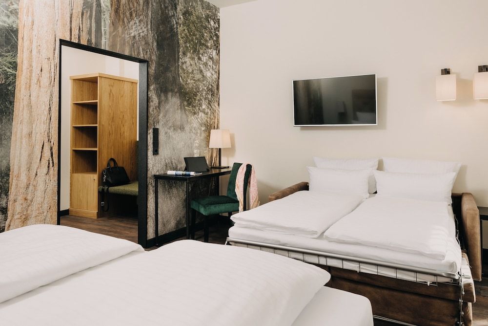 Hotel Forsthaus Nürnberg Fürth Comfort Zimmer Waldblick 6