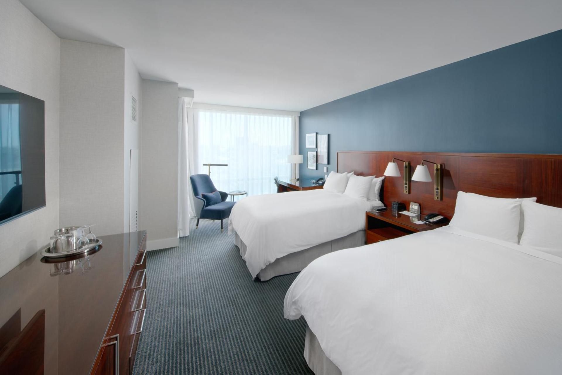2 Double Bed Premium West Side View