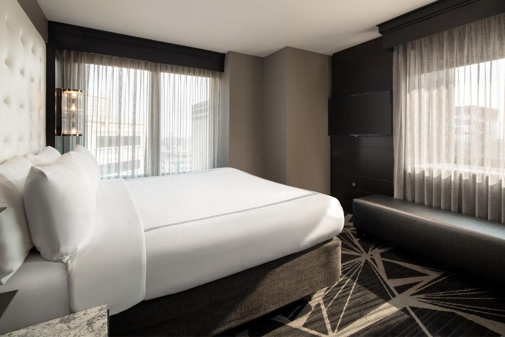 Hypoallergenic 1-bedroom suite with sofabed