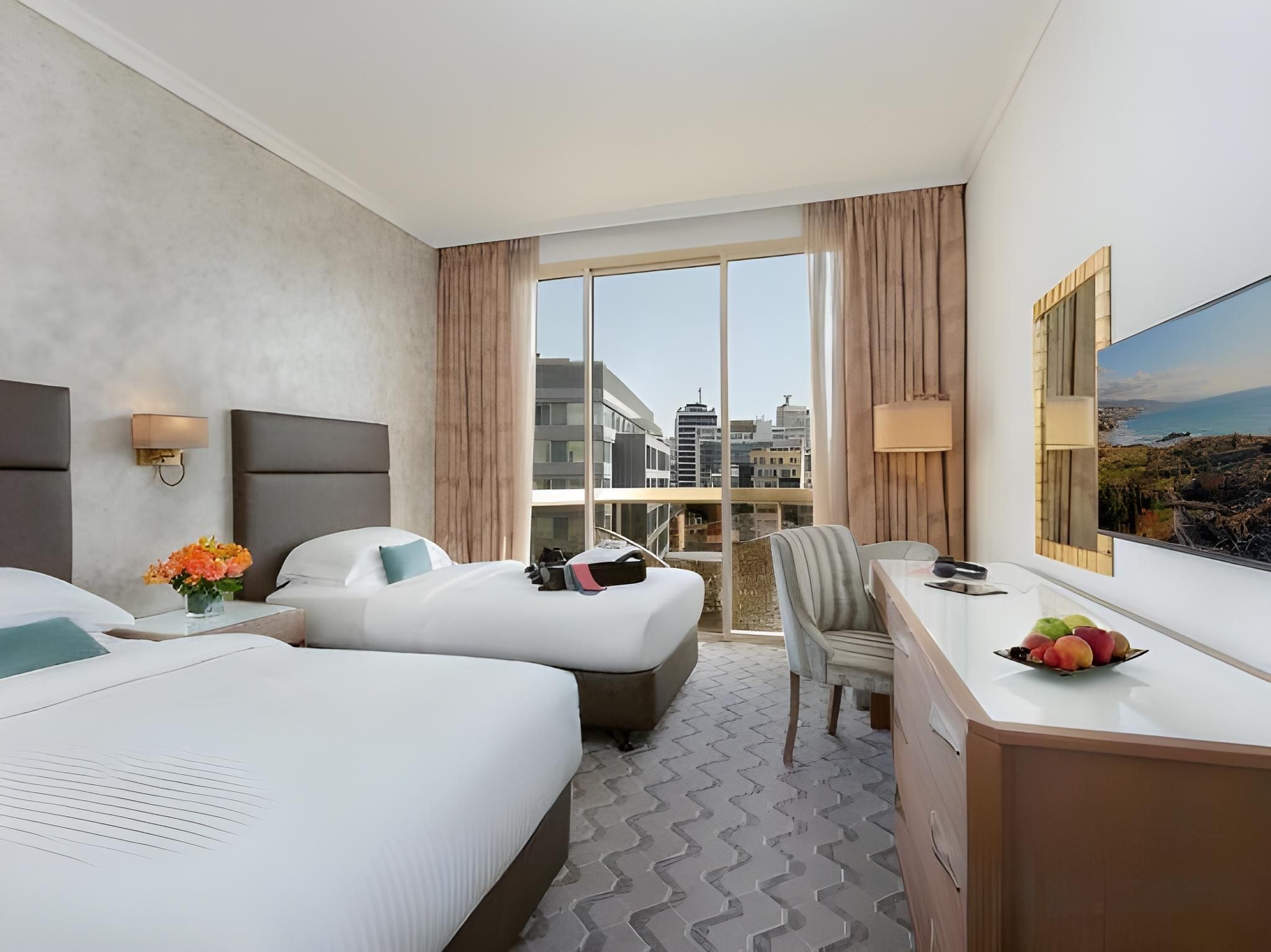 City View Room with Lounge Access - Twin Beds