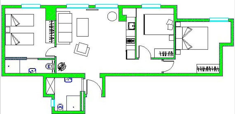 El Viso Smart II Deluxe Apartment, 3 Bedrooms, Accessible, Kitchen 10