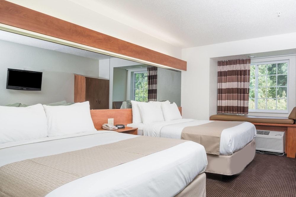 Standard Room, 2 Queen Beds, Non Smoking, Refrigerator & Microwave