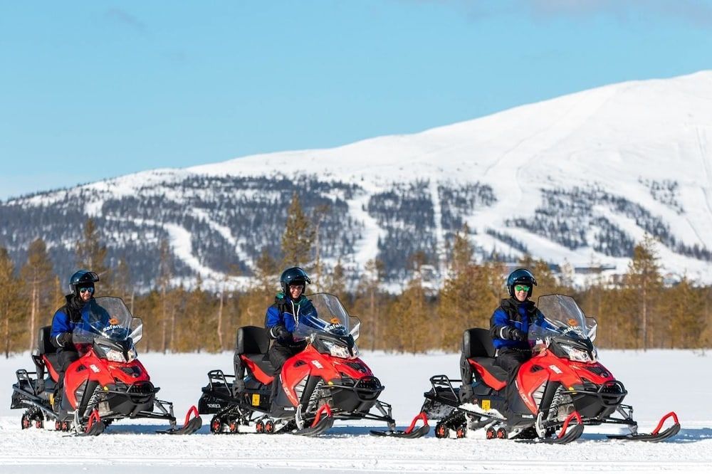 Snowmobiling