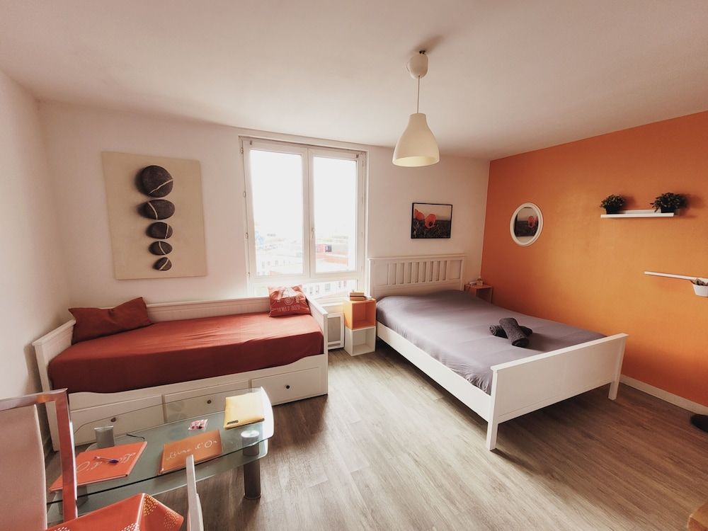 Appart Cosy Brest vue mer Studio, Private Bathroom, Sea View 5