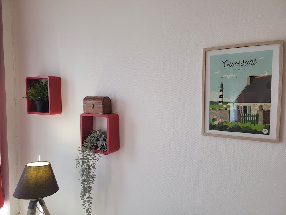 Appart Cosy Brest vue mer Apartment, Private Bathroom, Sea View 12