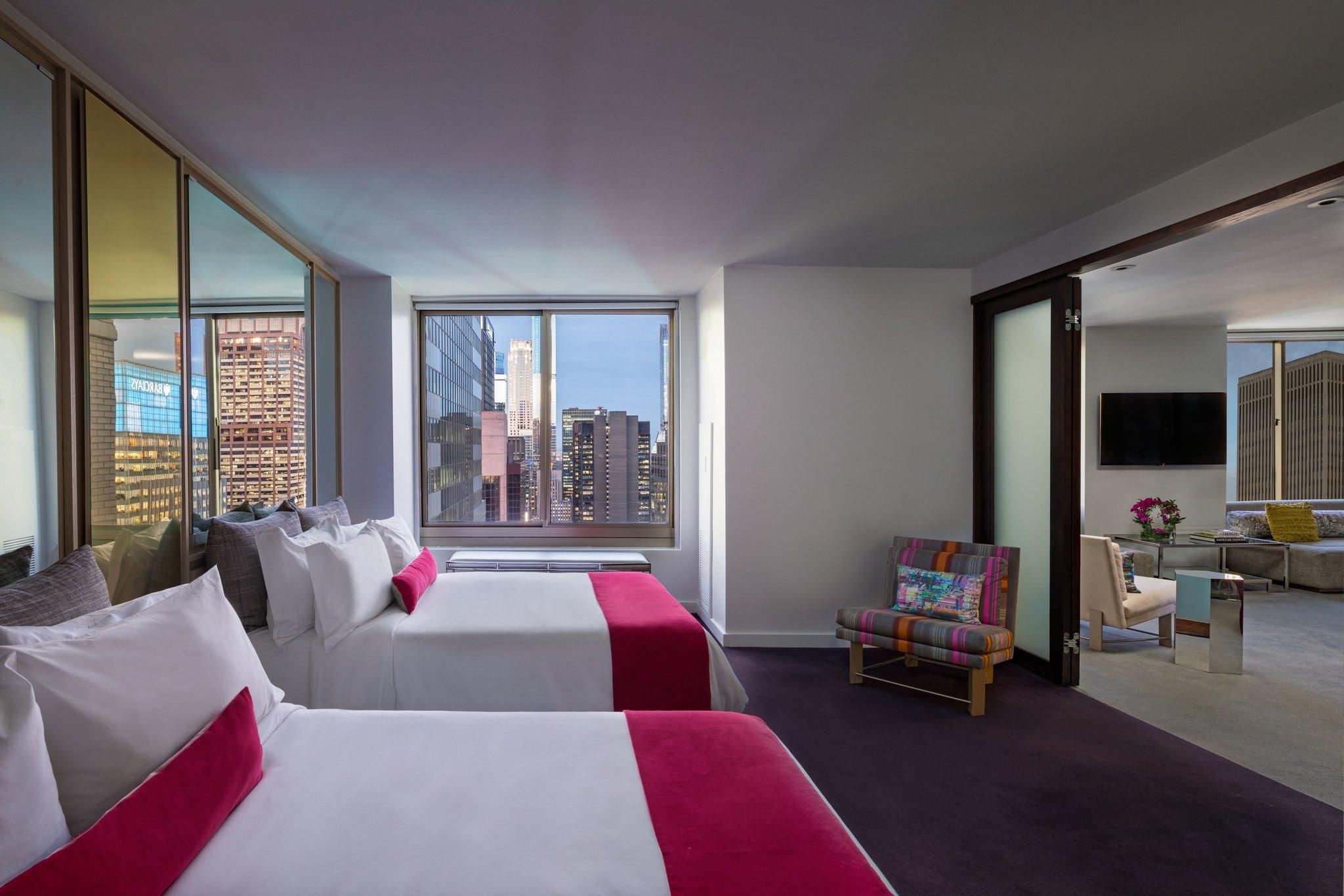 EWOW Two Bedroom Suite, 2 Bedroom Penthouse Suite, Bedroom 1: 1 King, Bedroom 2: 2 Double