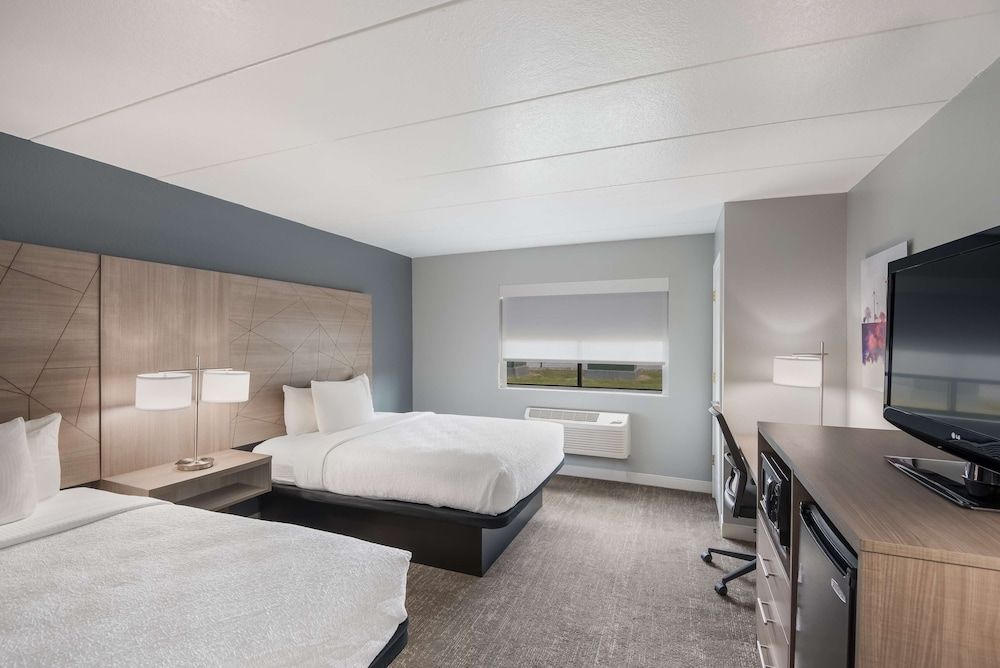 Standard Room, 2 Queen Beds, Non Smoking, Refrigerator & Microwave