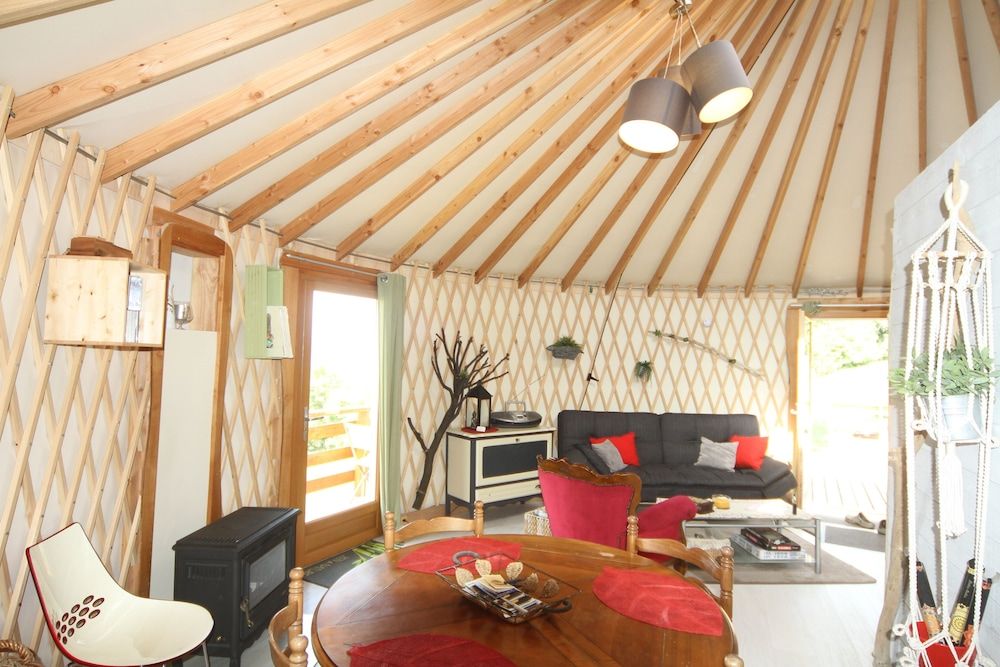Yurt, 4 people, jacuzzi