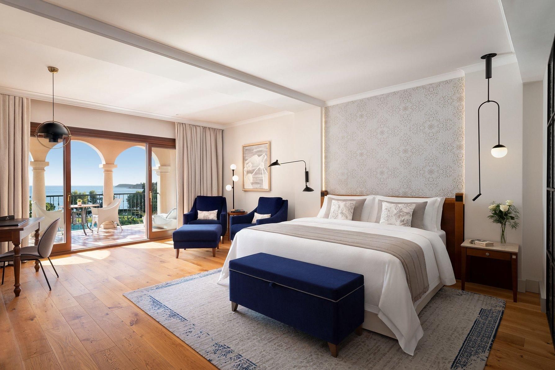 Junior Suite Sea View, Junior Suite, 1 King, Sea view, Balcony