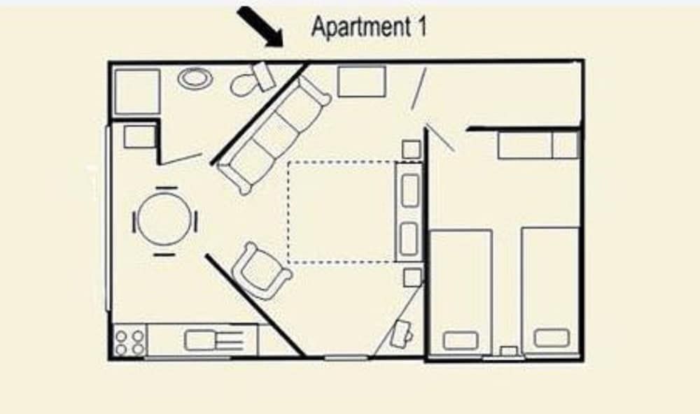 Comfort Suite, Ensuite, Garden View (Apartment 1)
